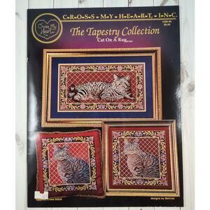 Cross My Heart The Tapestry Collection Cat On A Rug 2 Stitch Patterns